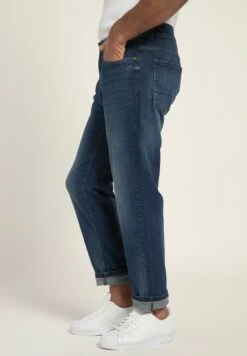 JP1880 Powerstrech 5-Pocket Regular Fit - Straight Leg Jeans - Dark Blue Denim -JP1880 4f5806c2f64249eea3f75c841f6be31c