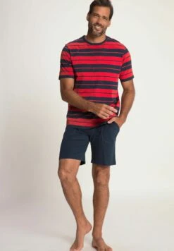 JP1880 À Rayures - Pyjama - Rouge Poivron