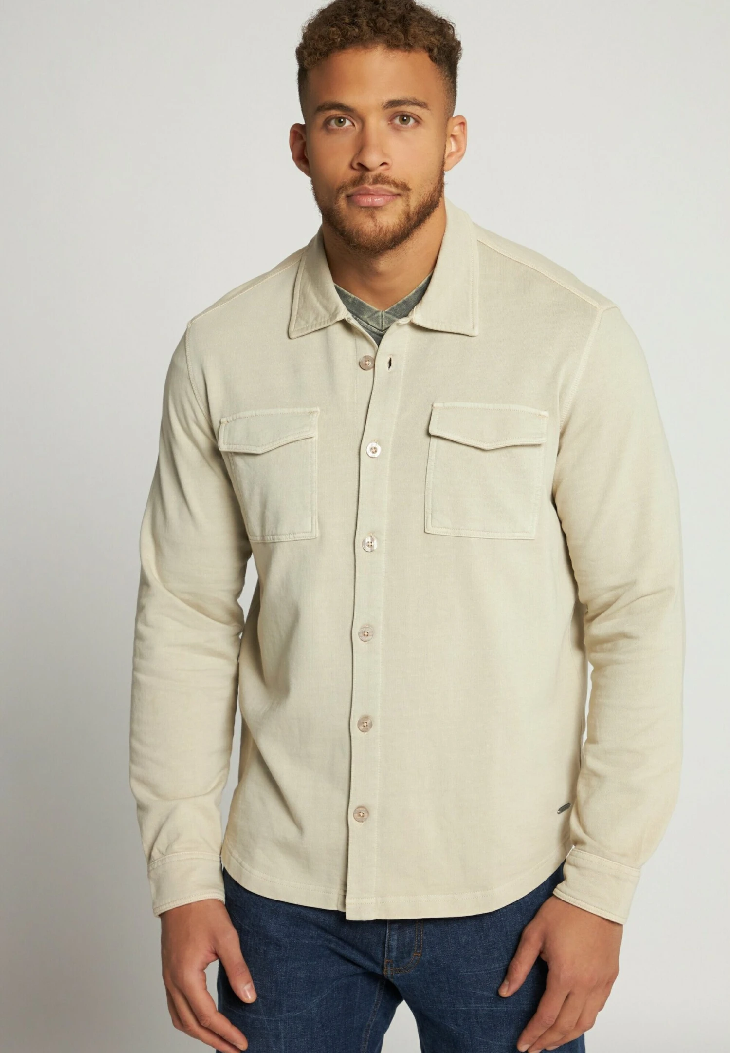 JP1880 Overhemd - Sand Beige 3 JP1880 Overhemd - Sand Beige