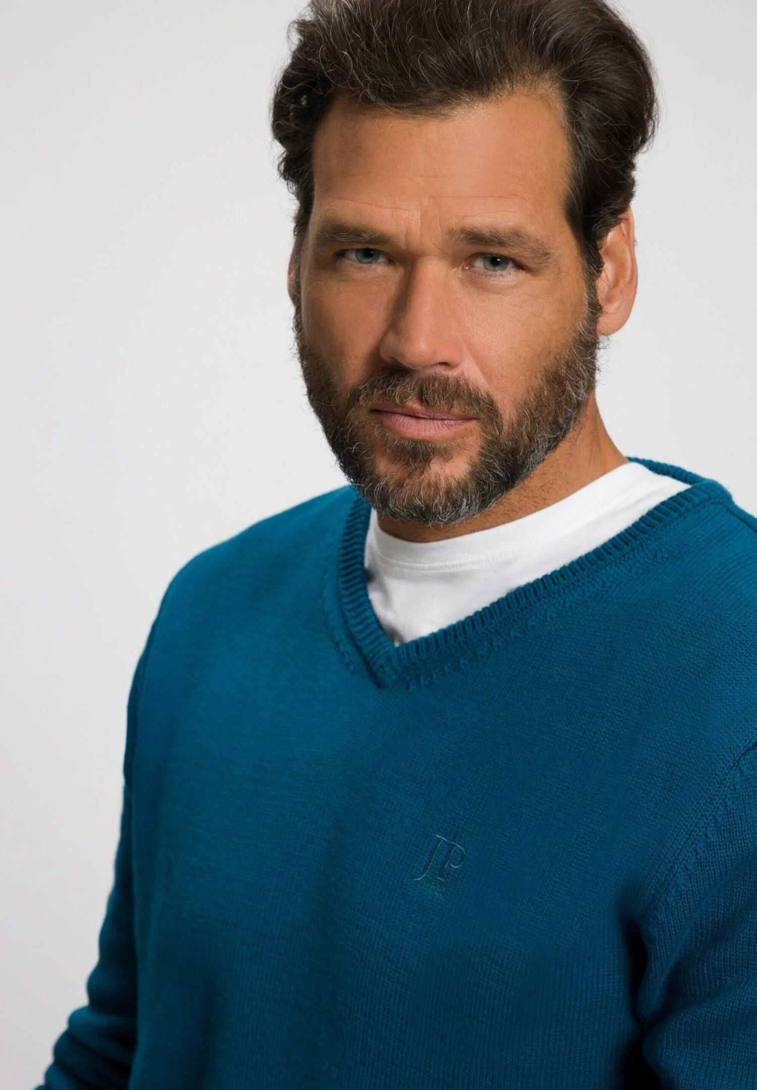 JP1880 Trui - Bleu Turquoise 4 JP1880 Trui - Bleu Turquoise - Afbeelding 2