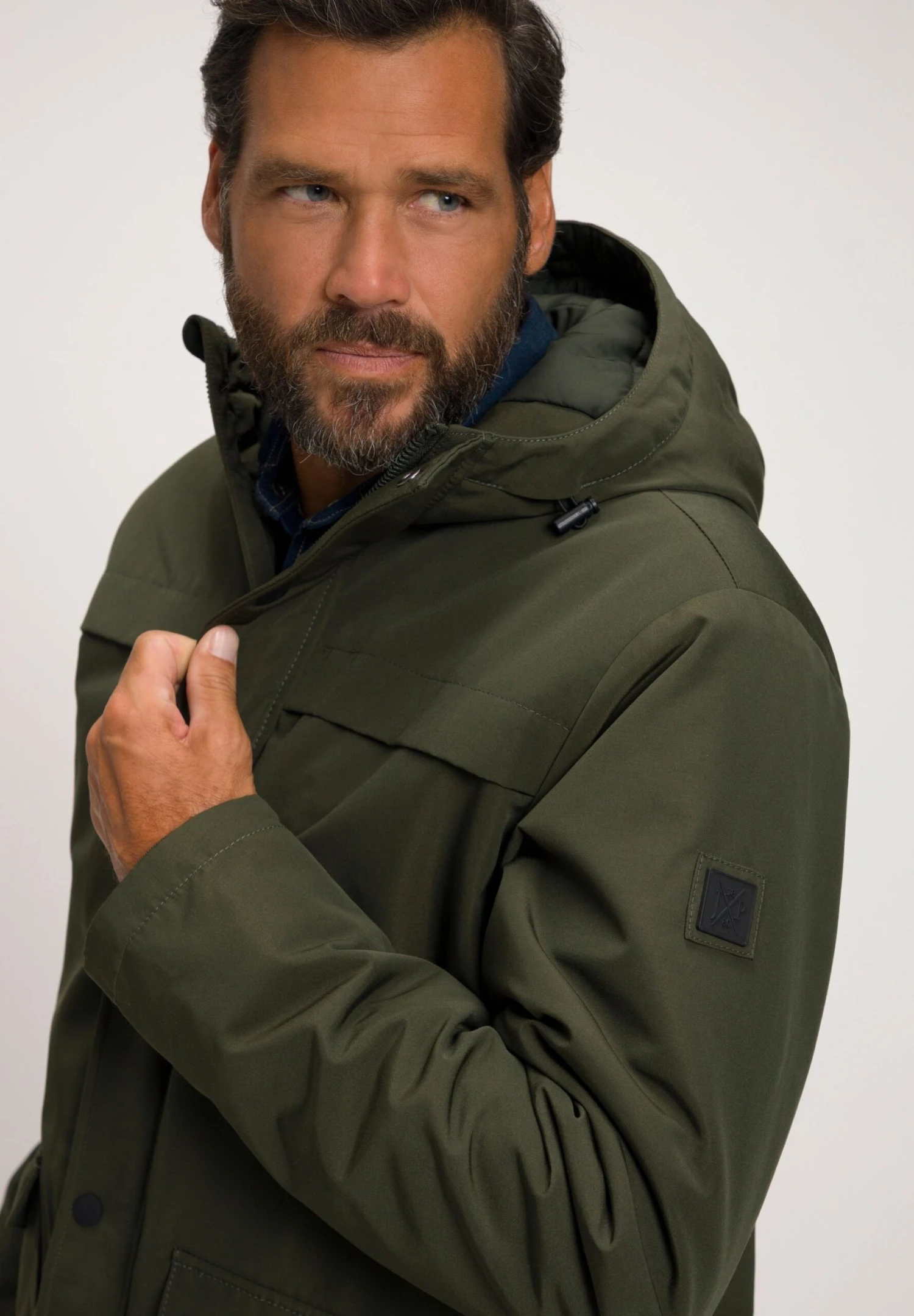 JP1880 Parka - Olive Foncé 5 JP1880 Parka - Olive Foncé - Afbeelding 3