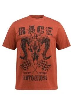 JP1880 T-Shirt Print - Rouge Marsala -JP1880 5b9db0a5bd404ad396179de7180f233c