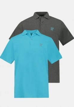 JP1880 Poloshirt - Aqua Anthazit -JP1880 5cc777bbe130414ca9faa708b4cb1251