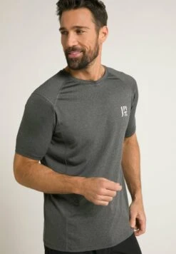 JP1880 Jay-Pi Flexnamic® - T-Shirt Basic - Anthrazit Melange