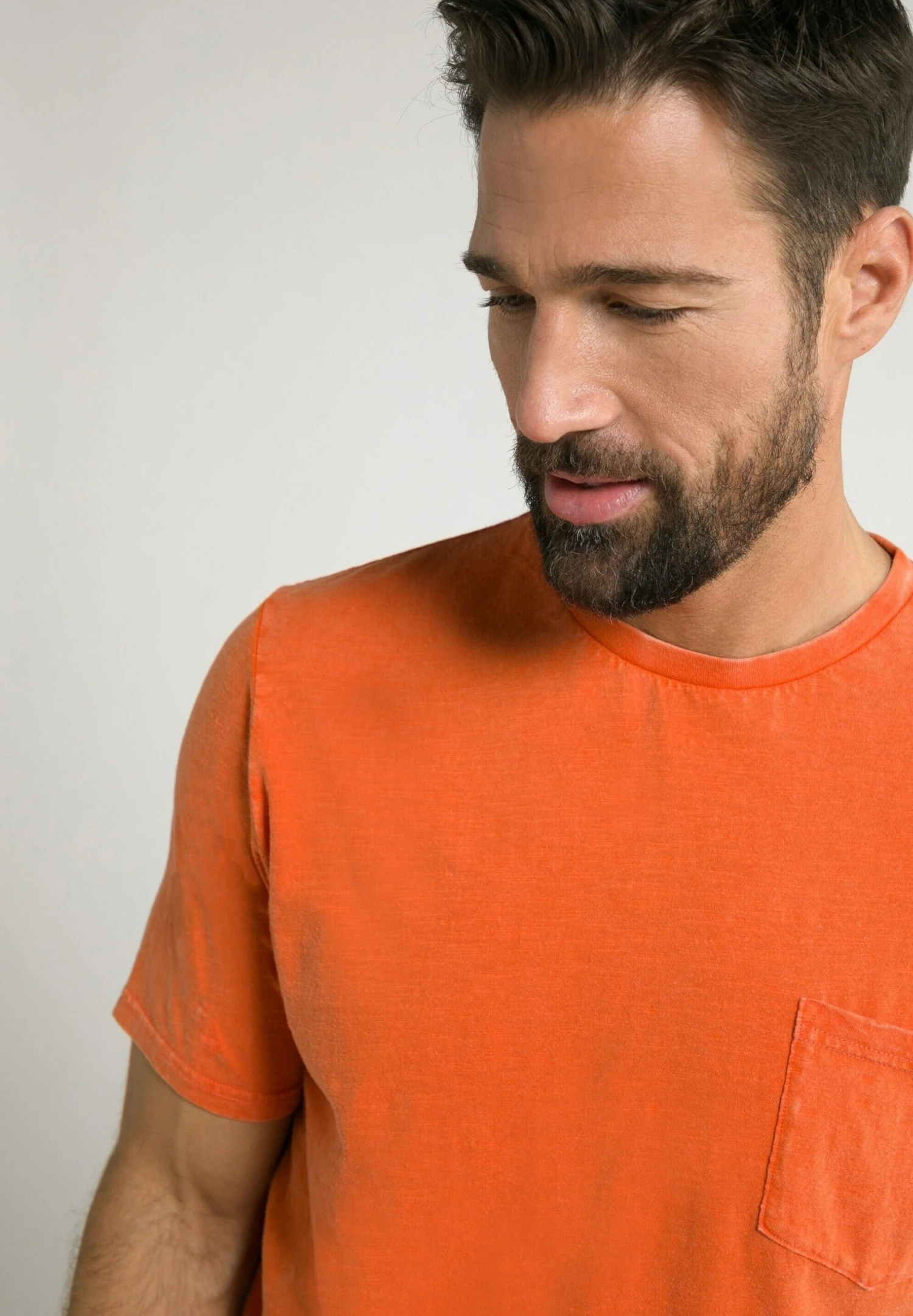 JP1880 T-Shirt Basic - Orange 4 JP1880 T-Shirt Basic - Orange - Afbeelding 2