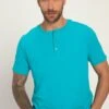JP1880 T-Shirt Basic - Dark Turquoise 2 JP1880 T-Shirt Basic - Dark Turquoise -JP1880 5ebf90b53b294efbb7c3e9eff1e7b365