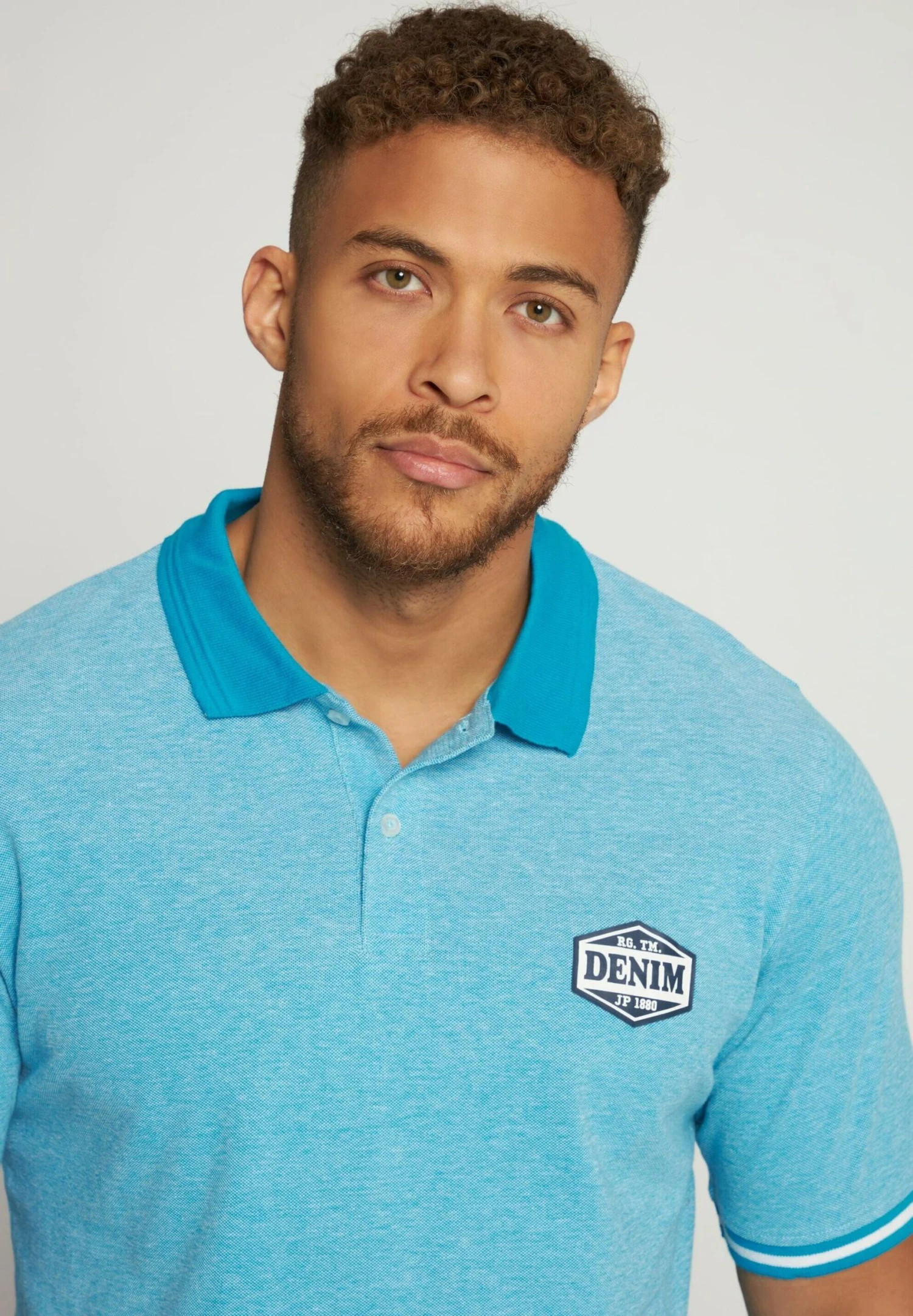 JP1880 Poloshirt - Turquoise Foncé 4 JP1880 Poloshirt - Turquoise Foncé - Afbeelding 2