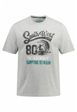 JP1880 Halbarm South West - T-Shirt Print - Gray Melange 7 JP1880 Halbarm South West - T-Shirt Print - Gray Melange -JP1880 6495422818f44da1983ceb6a48a1c1f1