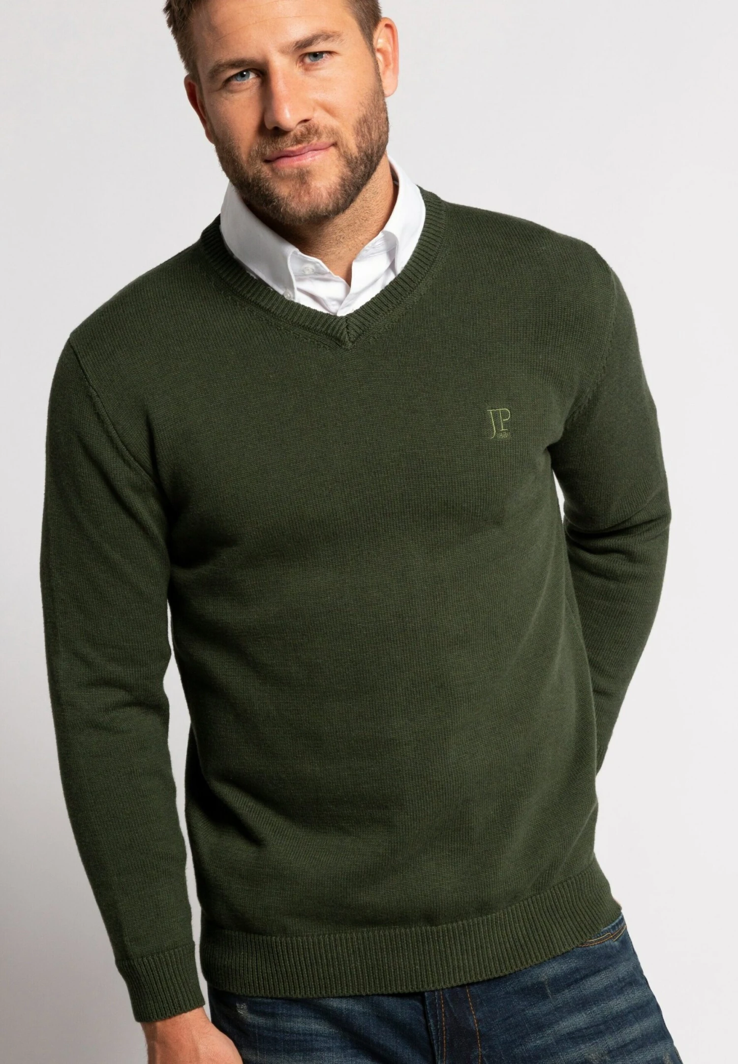 JP1880 Trui - Vert Foncé 4 JP1880 Trui - Vert Foncé - Afbeelding 2