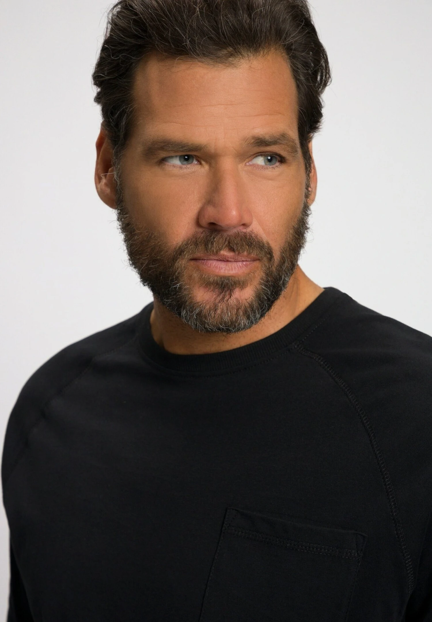 JP1880 T-Shirt Basic - Zwart 4 JP1880 T-Shirt Basic - Zwart - Afbeelding 2