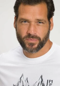 JP1880 T-Shirt Print - Blanc Neige -JP1880 66c857d382564f33842a726d08a955c9