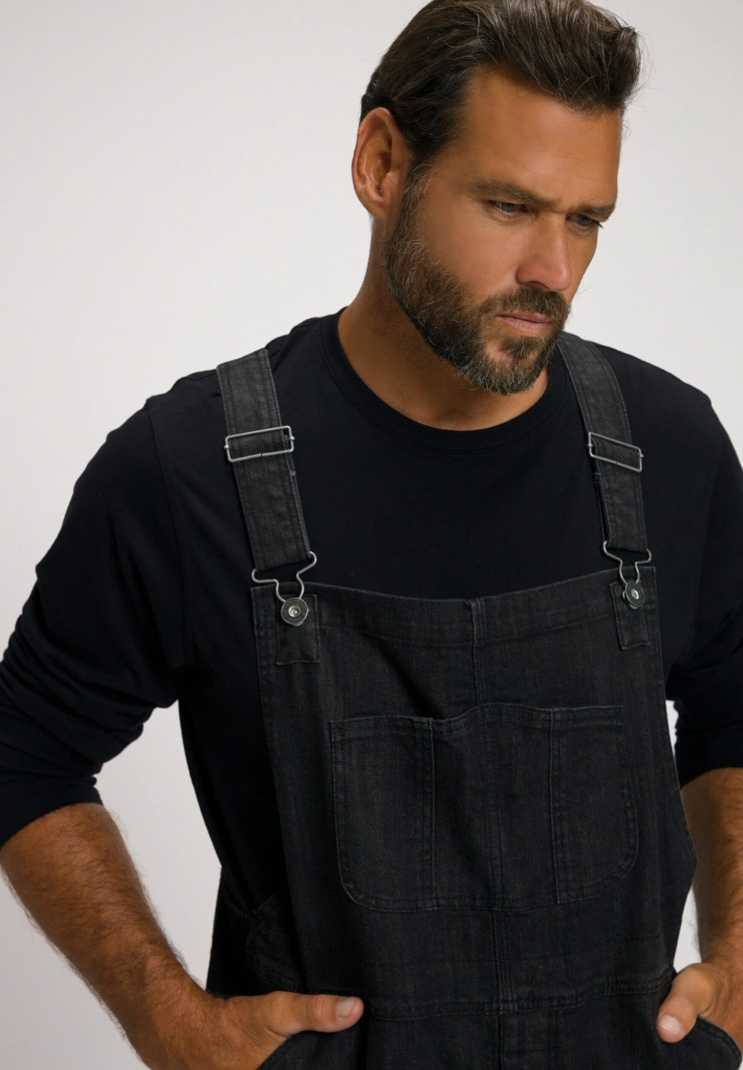 JP1880 Tuinbroek - Black 6 JP1880 Tuinbroek - Black - Afbeelding 4