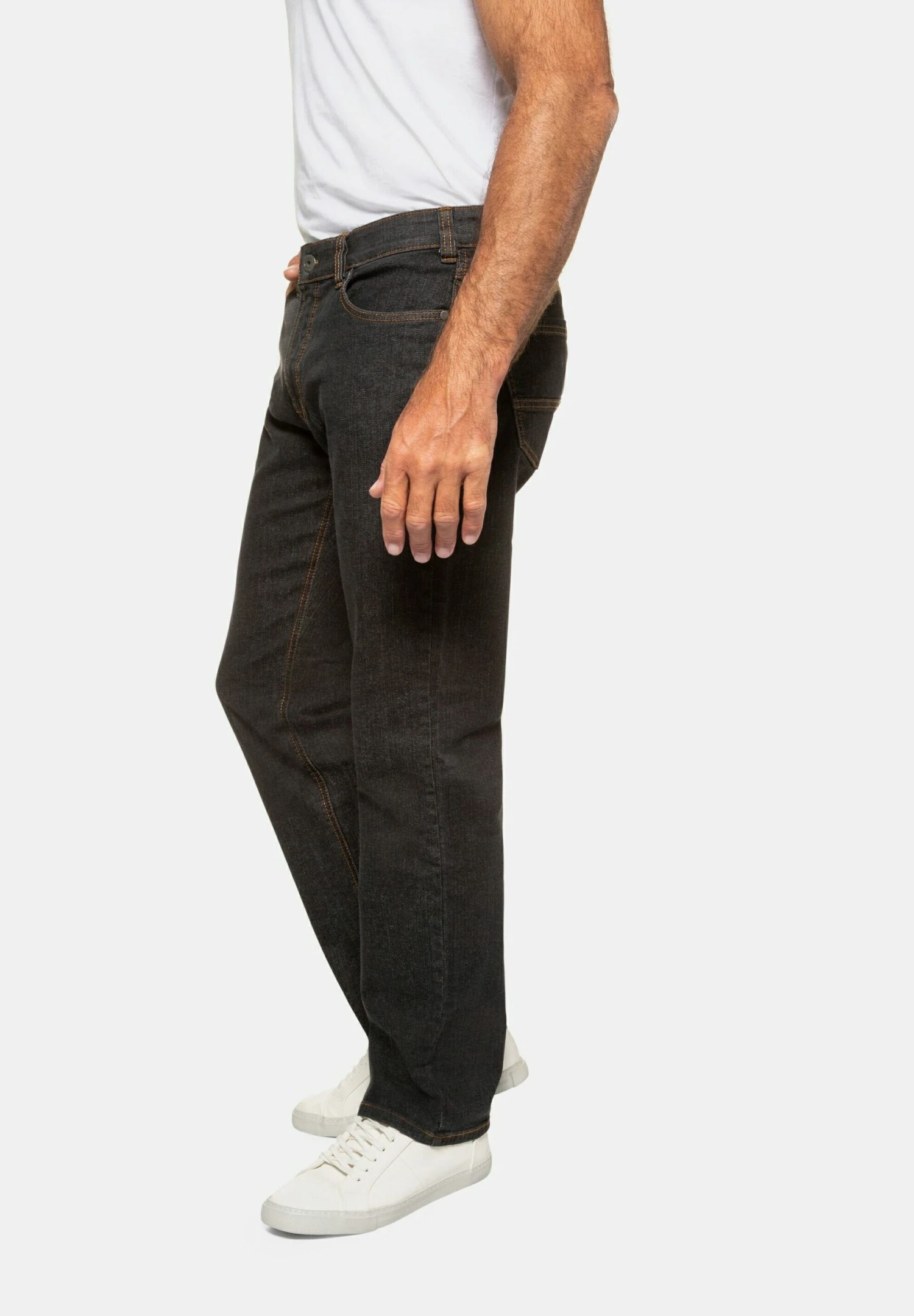 JP1880 Straight Leg Jeans - Black 4 JP1880 Straight Leg Jeans - Black - Afbeelding 3