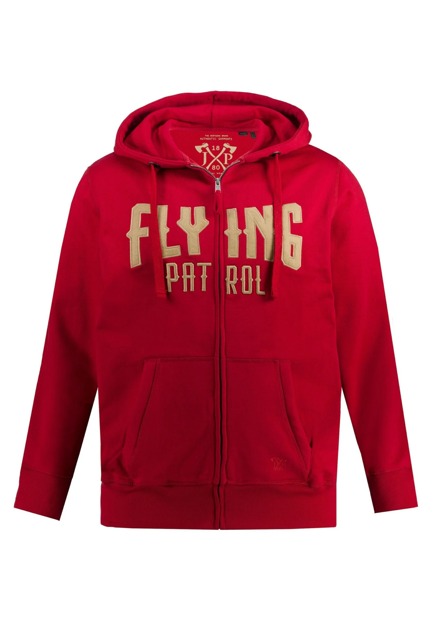 JP1880 Sweater Met Rits - Donkerrood 6 JP1880 Sweater Met Rits - Donkerrood - Afbeelding 4