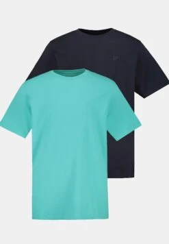 JP1880 T-Shirt Basic - Navy Türkies -JP1880 6bc73c30d3194c2eaac1a63fe2c9f237