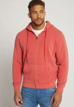 JP1880 Sweater Met Rits - Orangerot