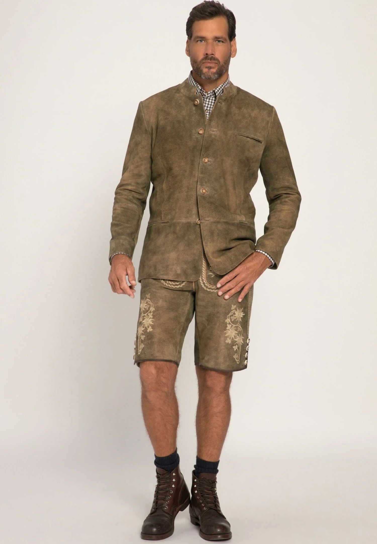 JP1880 Leren Jas - Mousse 4 JP1880 Leren Jas - Mousse - Afbeelding 2