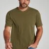 JP1880 Grosse Grössen Bis - T-Shirt Basic - Dunkel Khaki -JP1880 70583aa8119a49059352df30ef1f468f