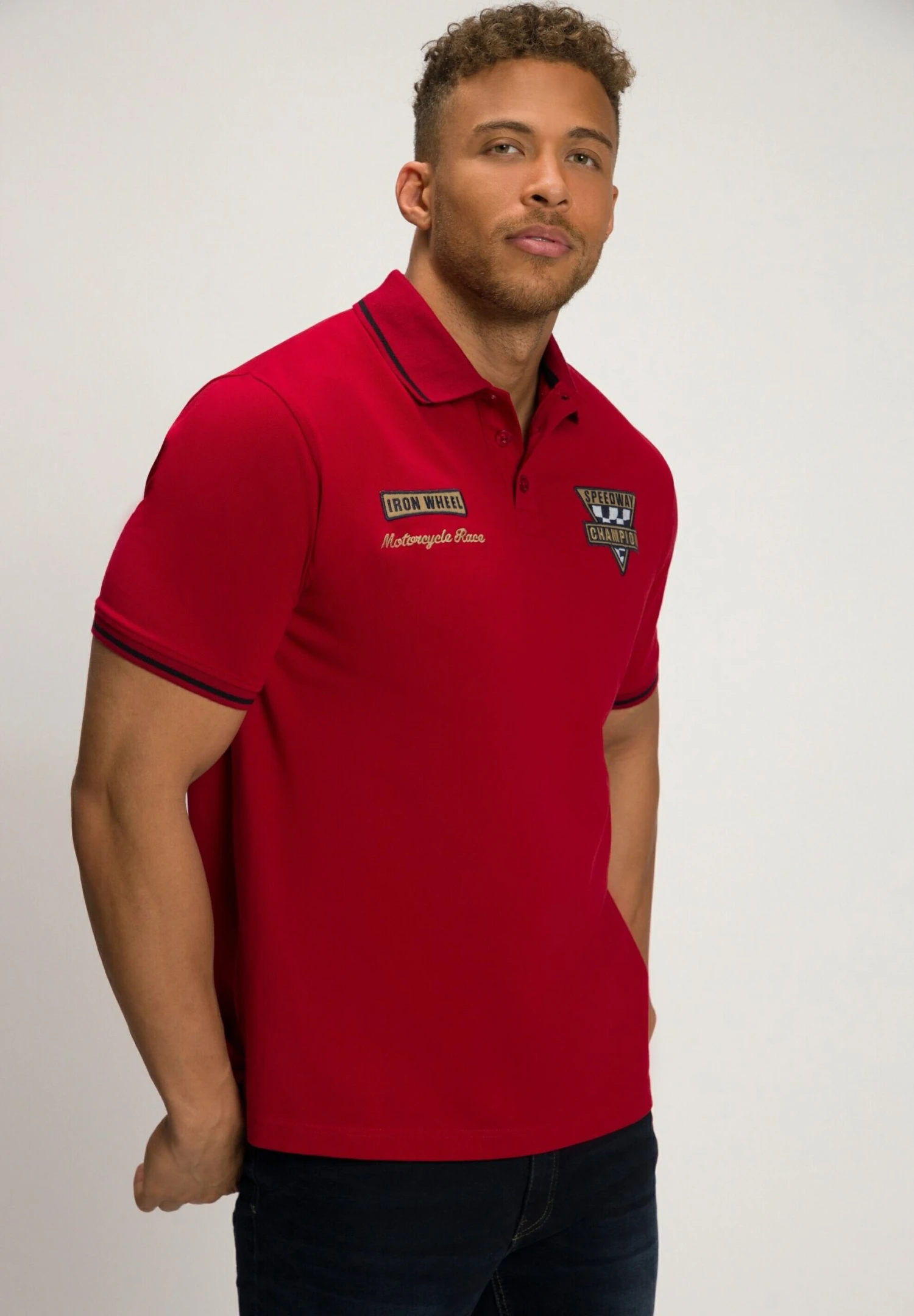 JP1880 Poloshirt - Darkred 3 JP1880 Poloshirt - Darkred