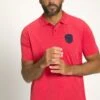 JP1880 Poloshirt - Rot Melange