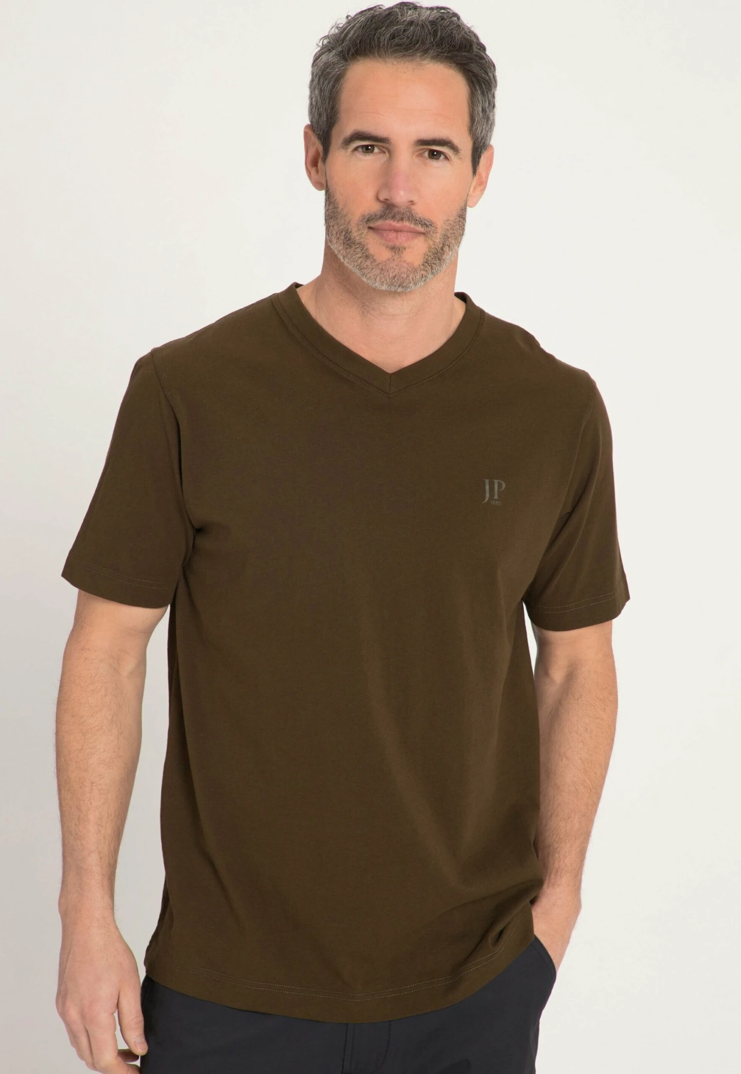 JP1880 T-Shirt Basic - Écorce 3 JP1880 T-Shirt Basic - Écorce