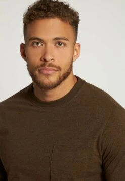 JP1880 Pocket Detail - T-Shirt Basic - Taunt Melange -JP1880 768d52124f7b42dc8b658e777fb80172