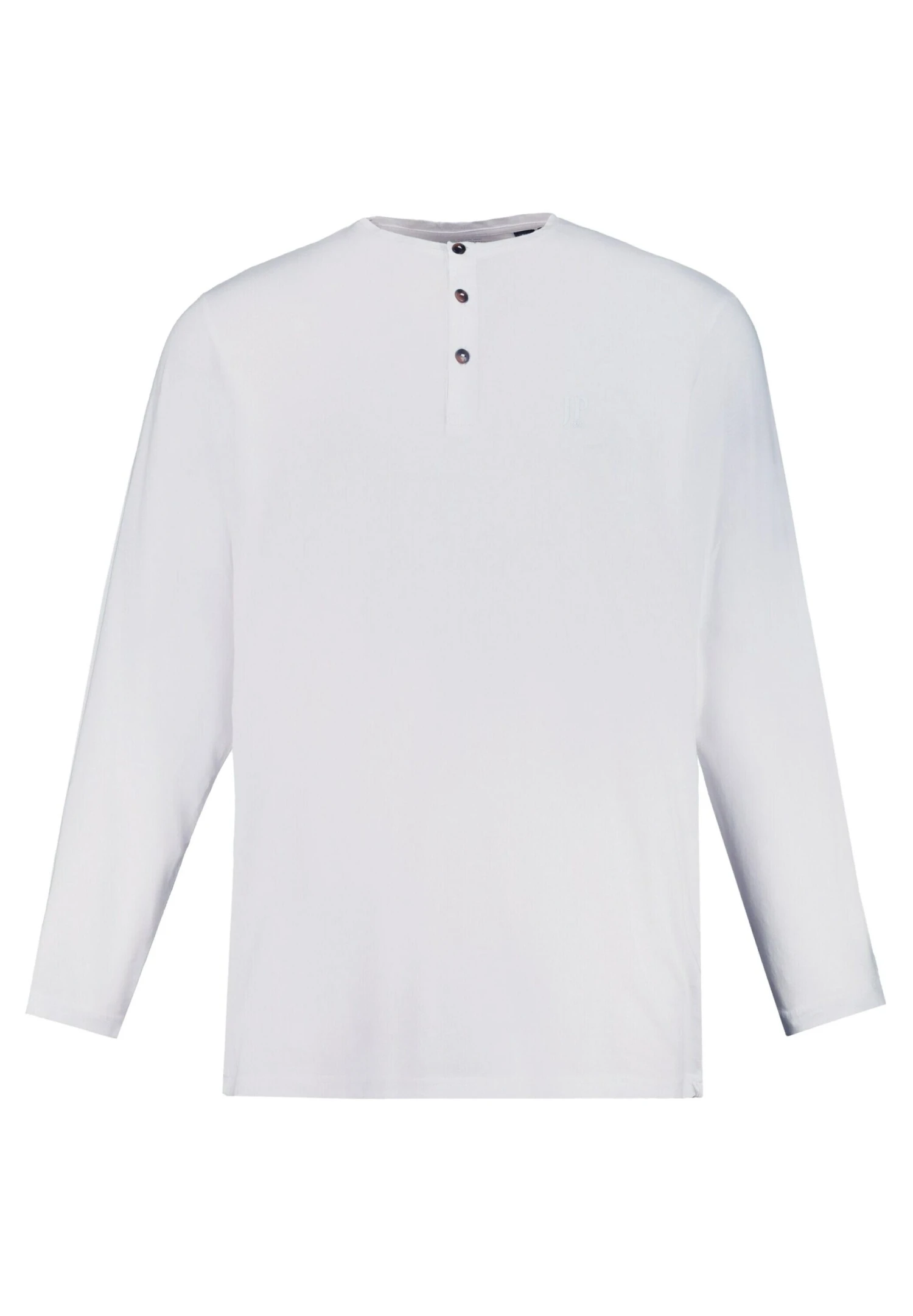 JP1880 Henley- Longsleeve - Snow White 4 JP1880 Henley- Longsleeve - Snow White - Afbeelding 2