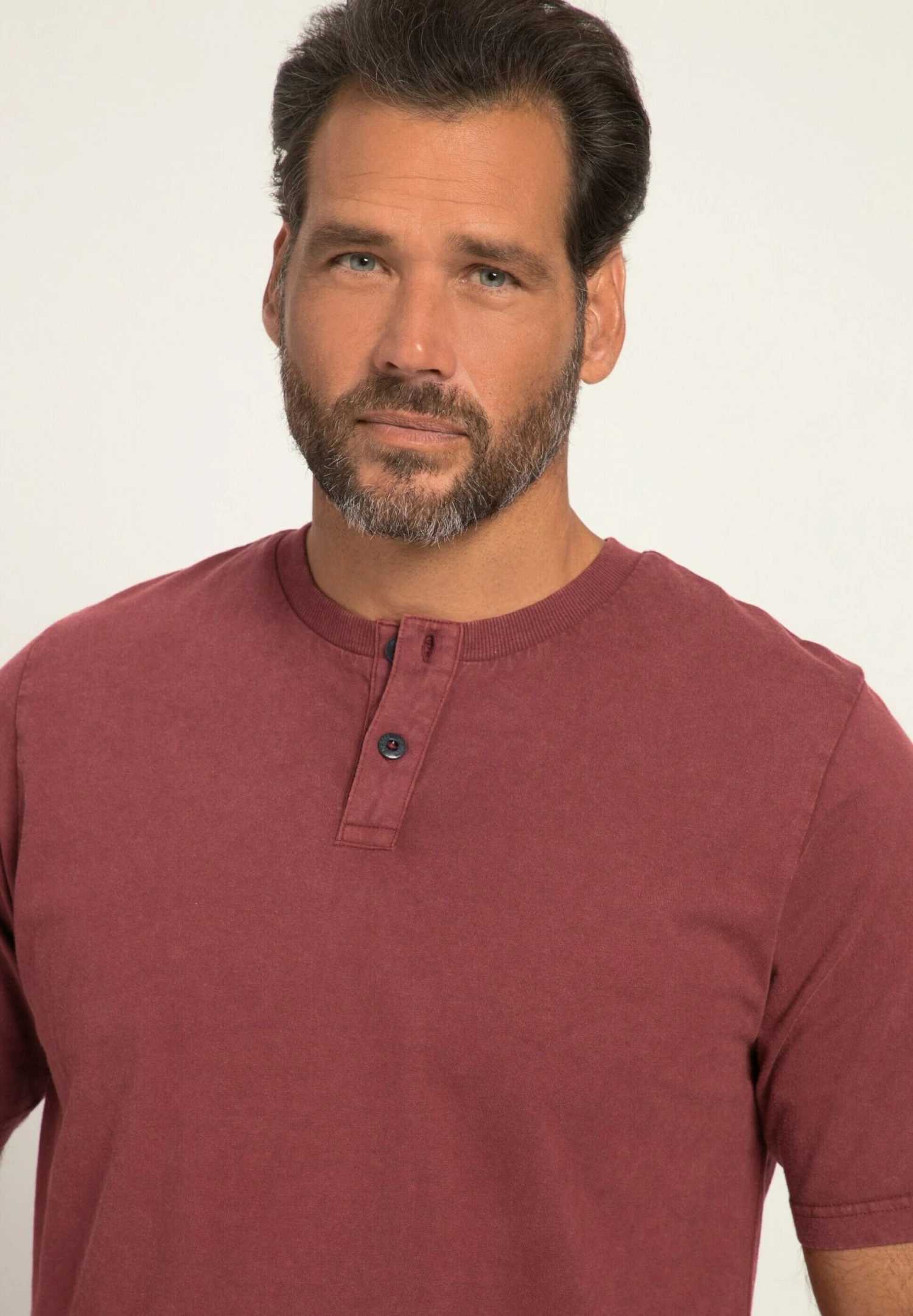 JP1880 T-Shirt Print - Rouge Cerise Foncé 4 JP1880 T-Shirt Print - Rouge Cerise Foncé - Afbeelding 2