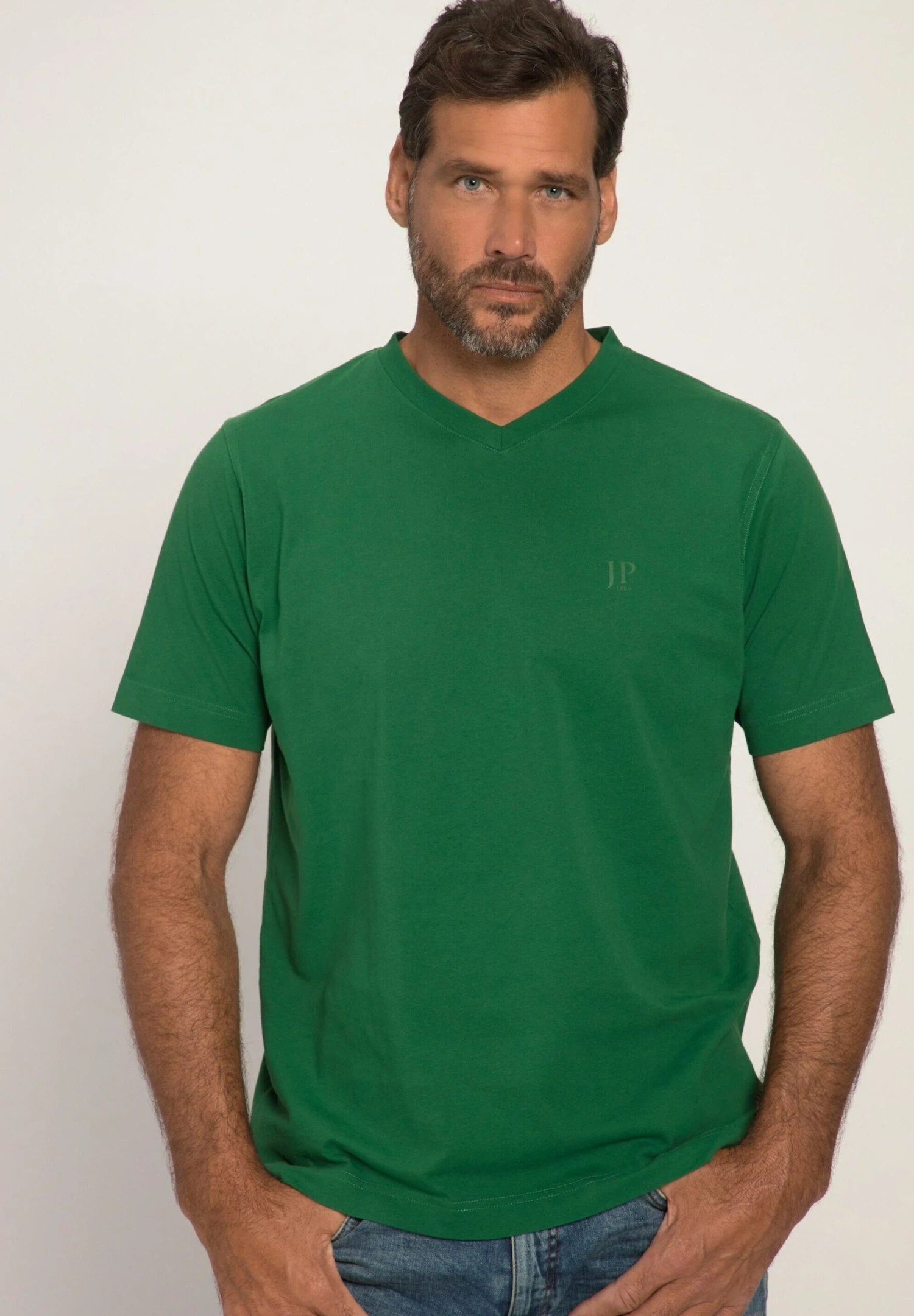 JP1880 T-Shirt Basic - Smaragdgrün 3 JP1880 T-Shirt Basic - Smaragdgrün
