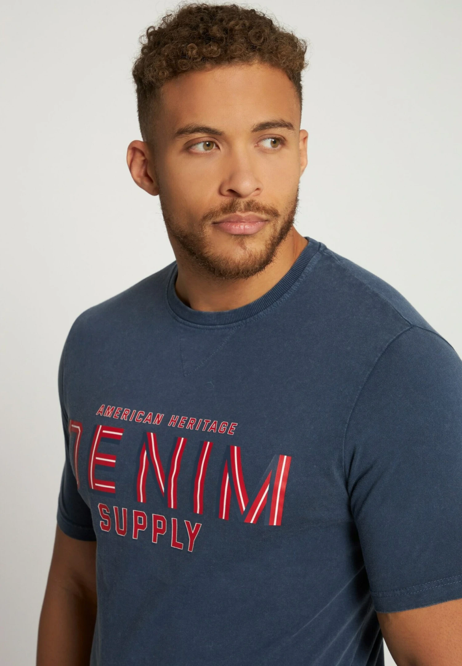 JP1880 Print - T-Shirt Print - Blue 4 JP1880 Print - T-Shirt Print - Blue - Afbeelding 2