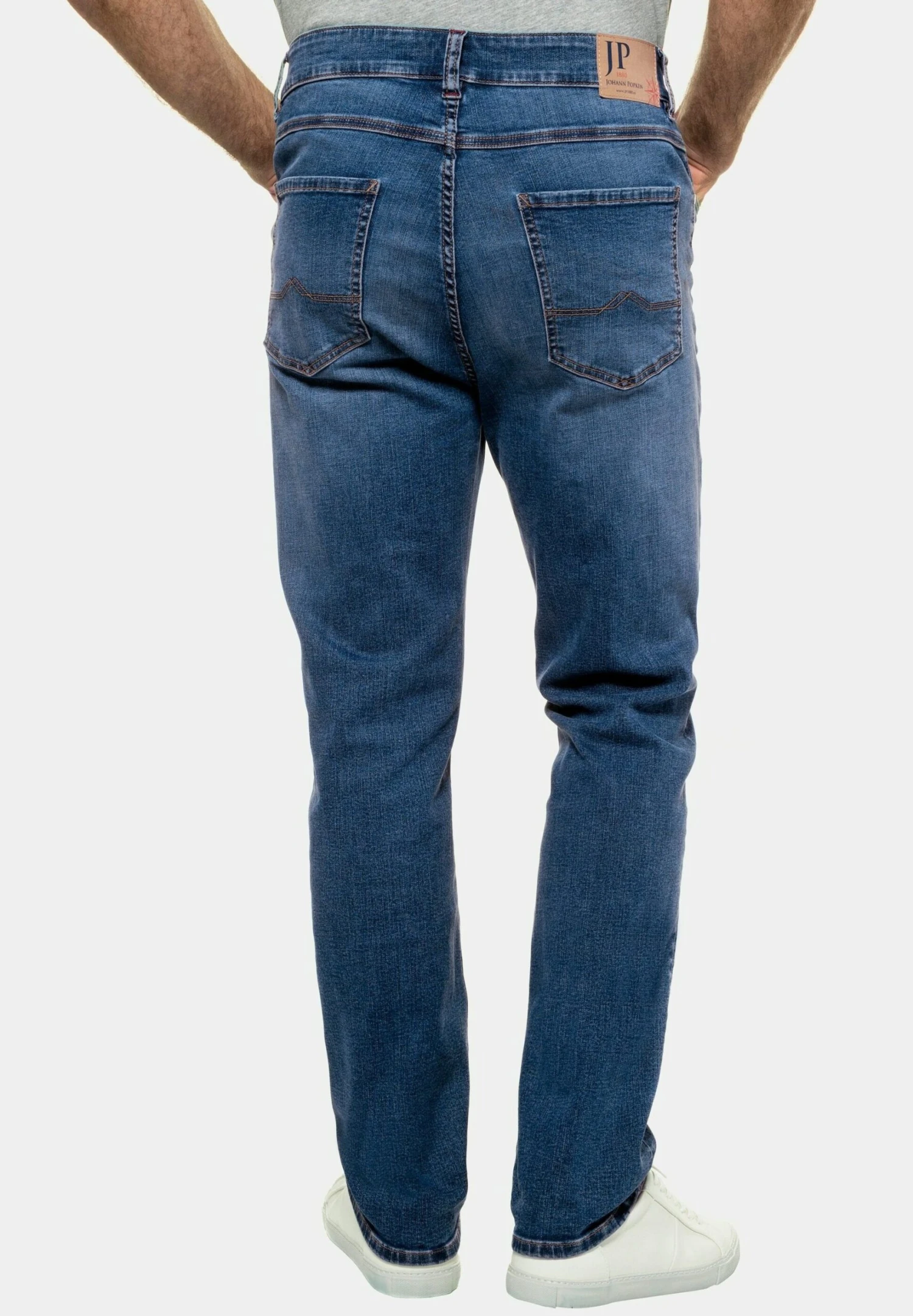 JP1880 Flexnamic - Straight Leg Jeans - Blue Stone 4 JP1880 Flexnamic - Straight Leg Jeans - Blue Stone - Afbeelding 2