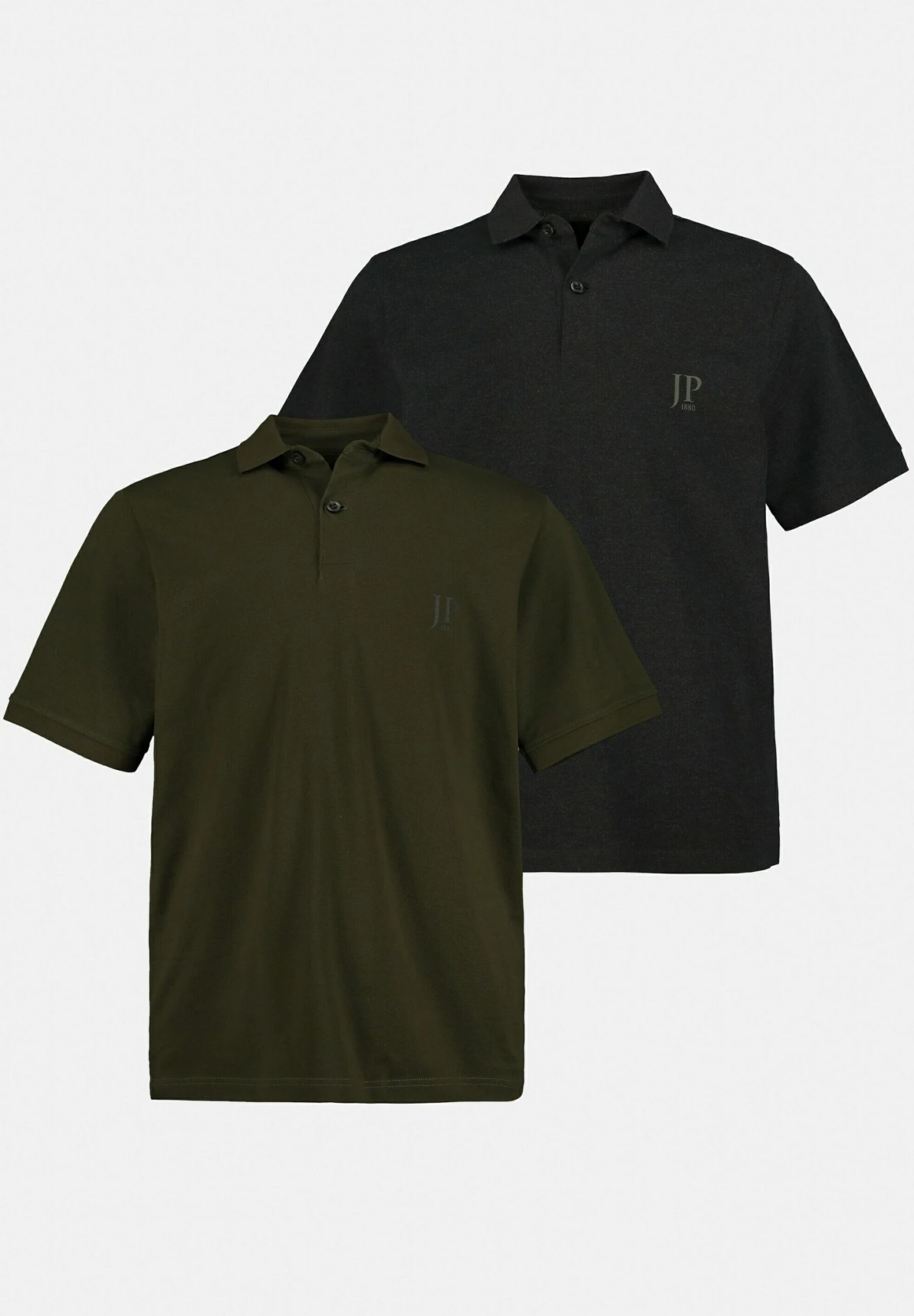 JP1880 Poloshirt - Kaki, Anthracite 5 JP1880 Poloshirt - Kaki, Anthracite - Afbeelding 3