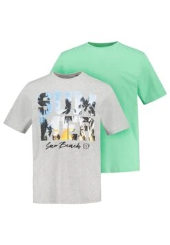 JP1880 T-Shirt Print - GraumelangeHellgrün 11 JP1880 T-Shirt Print - GraumelangeHellgrün -JP1880 7be5261f098448e2a2e16a0bec62a295