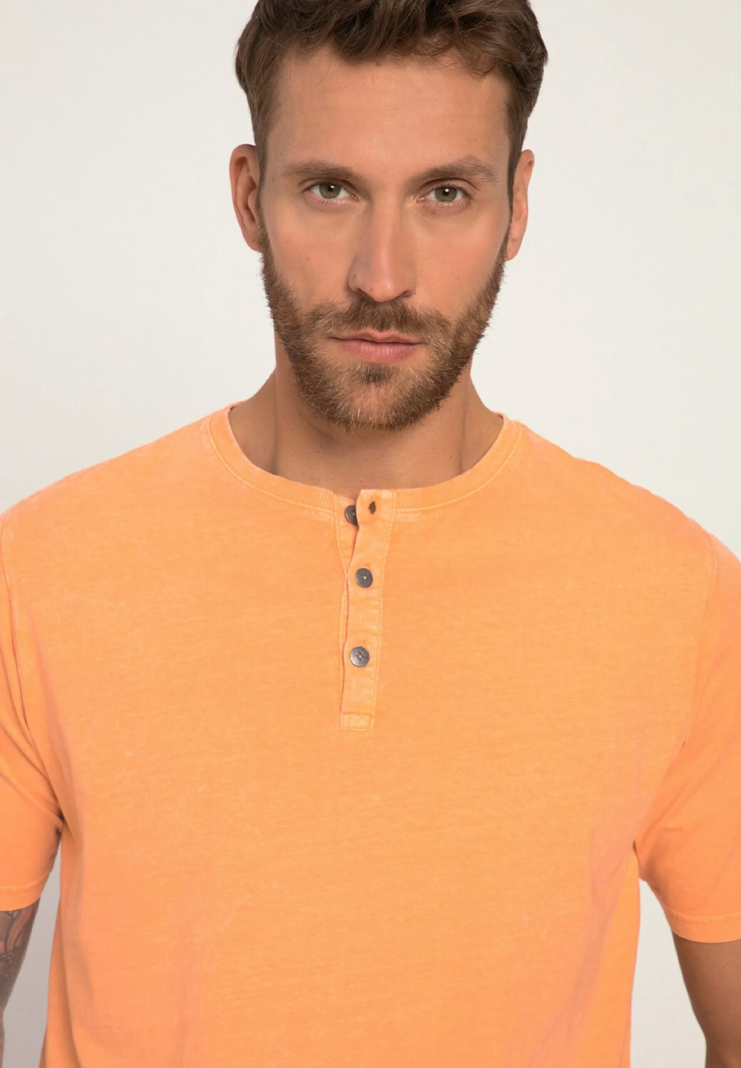 JP1880 T-Shirt Basic - Oranger 4 JP1880 T-Shirt Basic - Oranger - Afbeelding 2