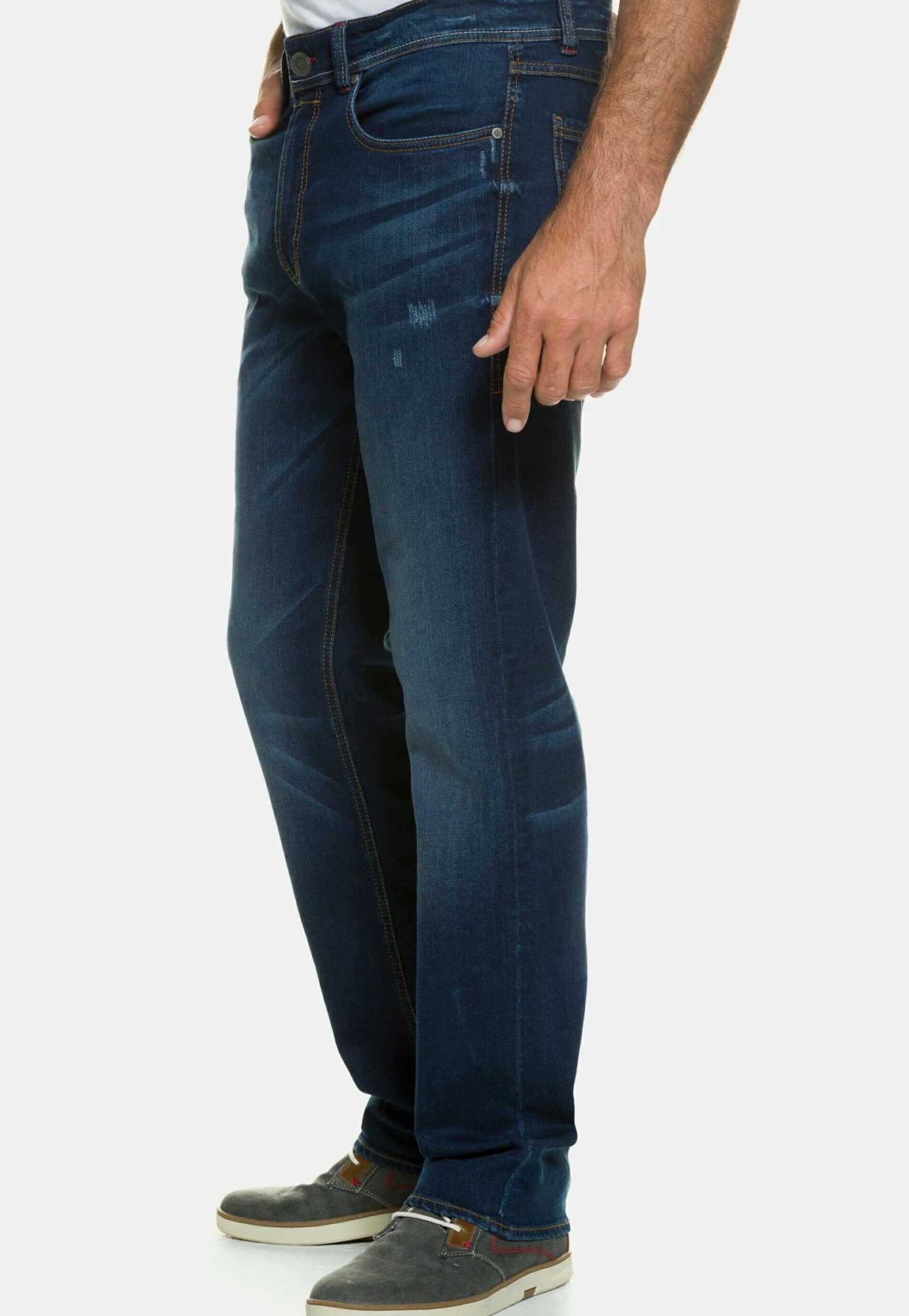 JP1880 Flexnamic - Straight Leg Jeans - Darkblue 5 JP1880 Flexnamic - Straight Leg Jeans - Darkblue - Afbeelding 3