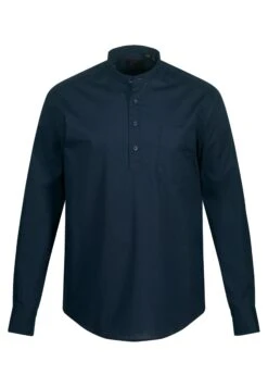 JP1880 Henley, Langarm, Modern Fit, Brusttasche, Rundhals - Overhemd - Navy Blau 7 JP1880 Henley, Langarm, Modern Fit, Brusttasche, Rundhals - Overhemd - Navy Blau -JP1880 819e7c6a8b9a4b248c125592e6256b78