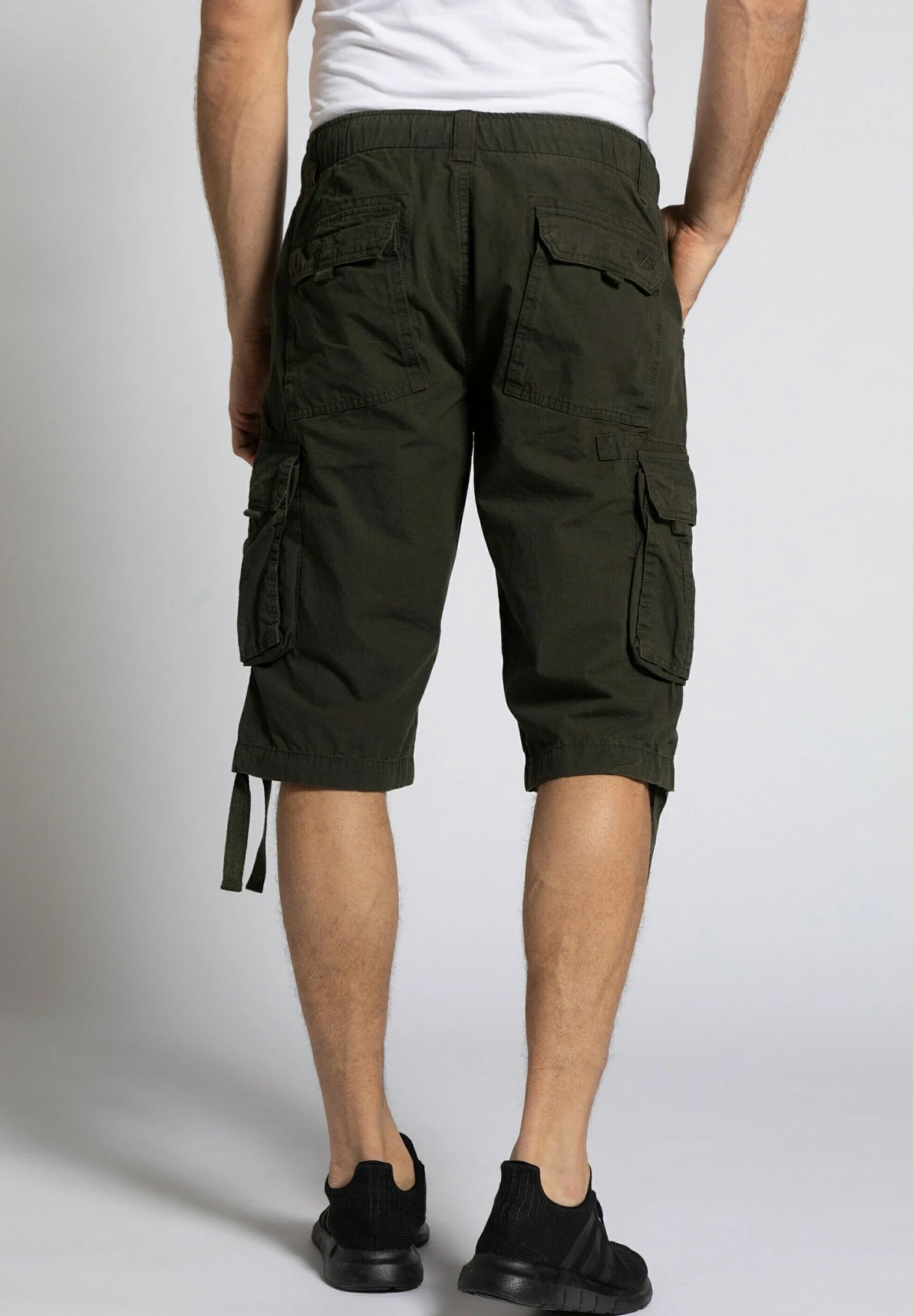 JP1880 Shorts - Dunkeloliv 4 JP1880 Shorts - Dunkeloliv - Afbeelding 2