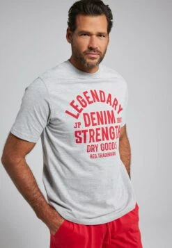 JP1880 Pyjamashirt - Grau Melange