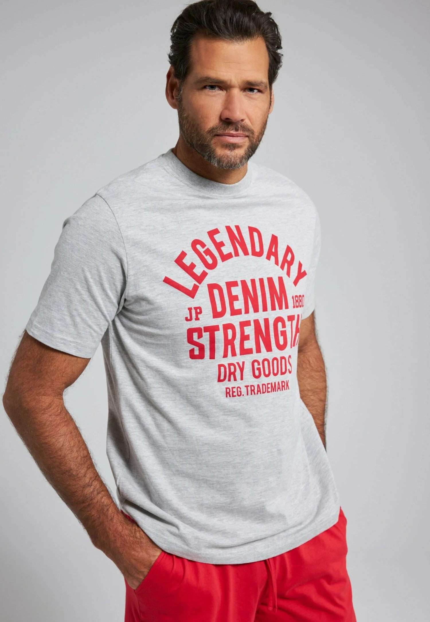 JP1880 Pyjamashirt - Grau Melange 3 JP1880 Pyjamashirt - Grau Melange