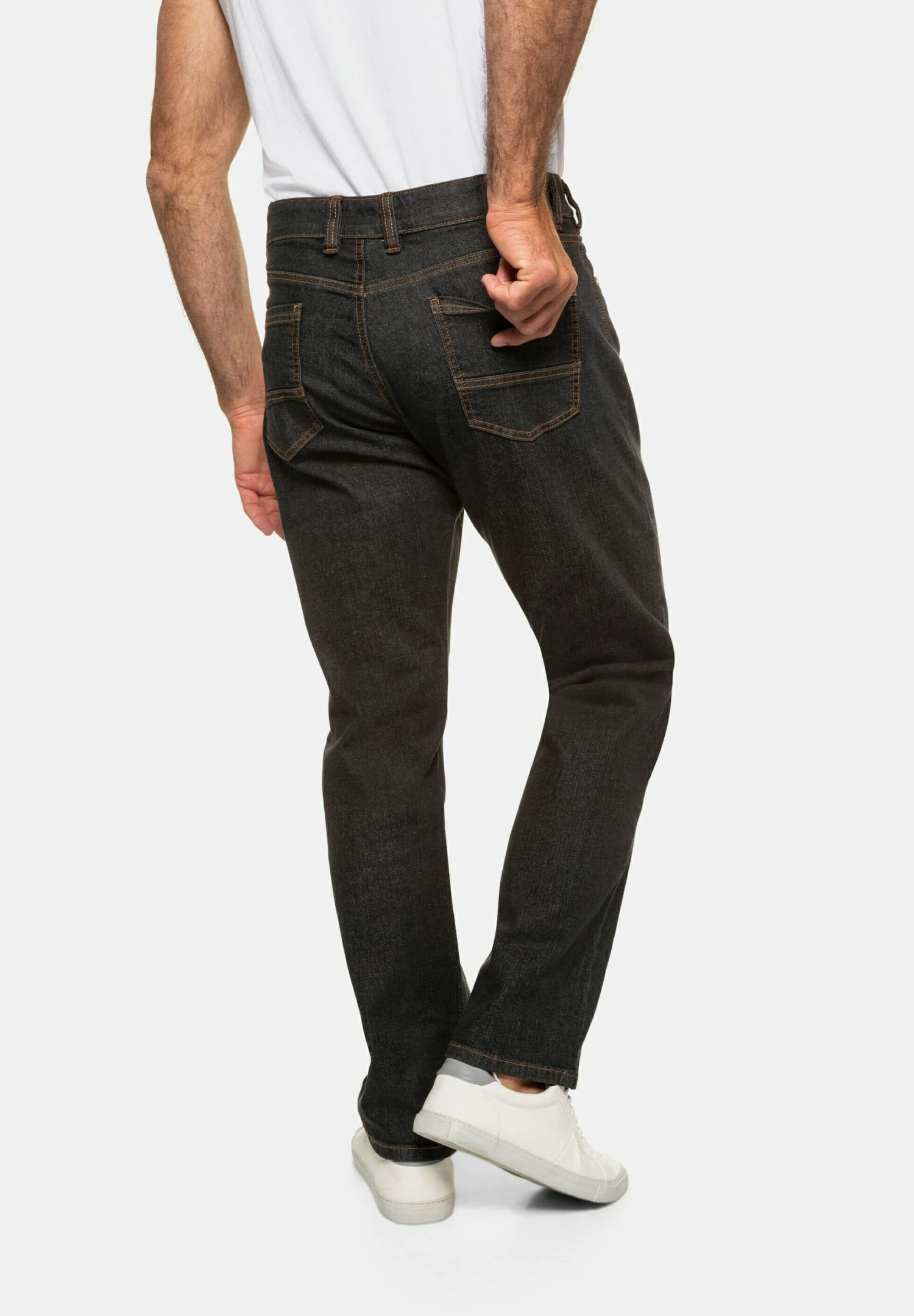 JP1880 Straight Leg Jeans - Black 3 JP1880 Straight Leg Jeans - Black - Afbeelding 2