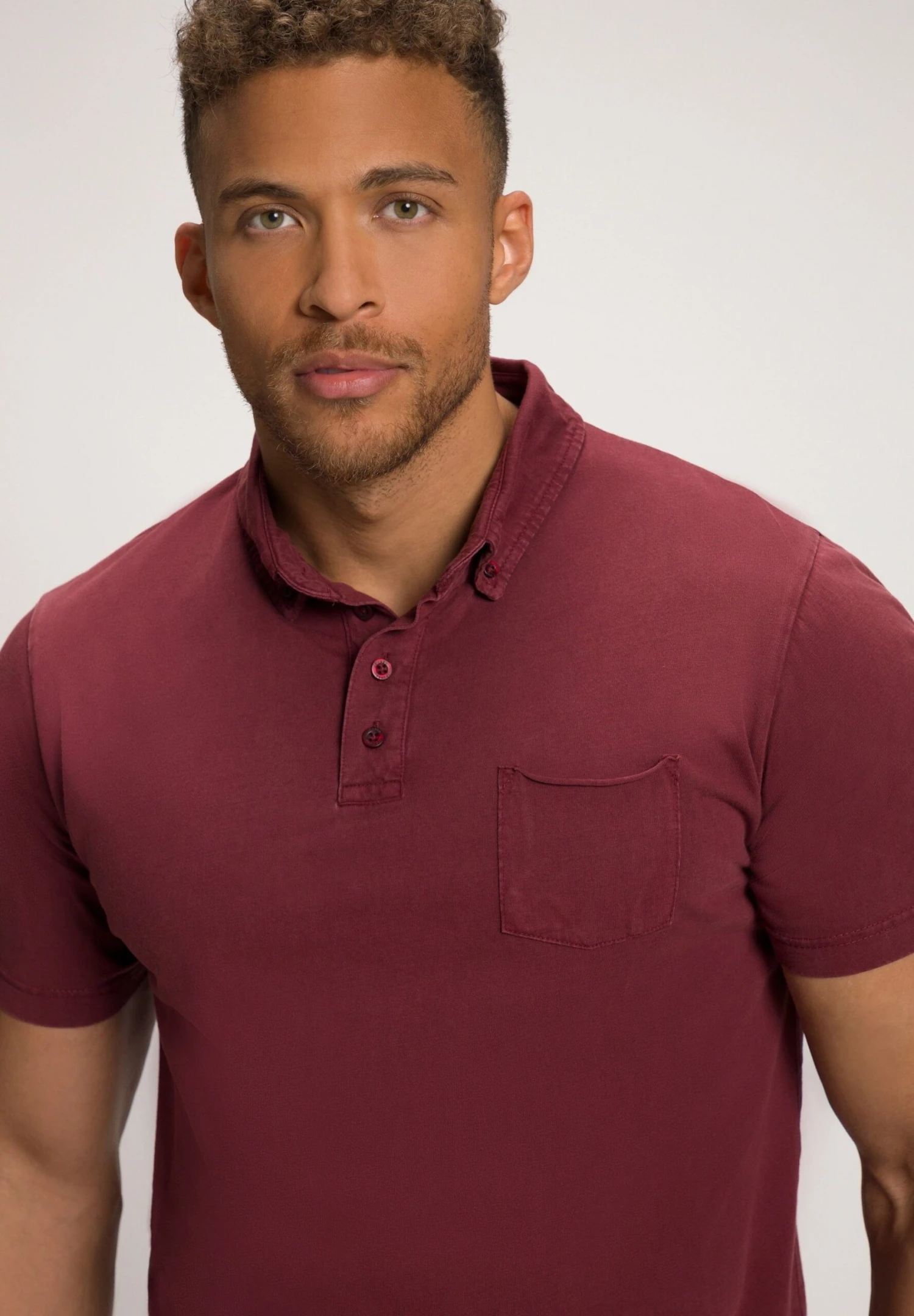 JP1880 Poloshirt - Wijnrood 4 JP1880 Poloshirt - Wijnrood - Afbeelding 2