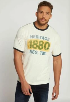 JP1880 T-Shirt Print - Vanilla