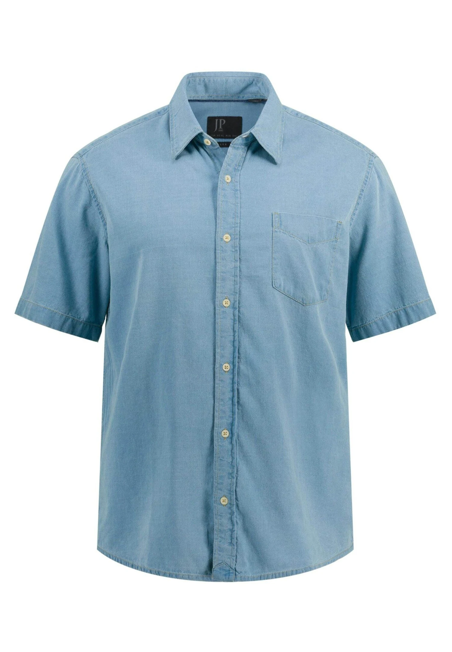 JP1880 Overhemd - Bleached Denim 5 JP1880 Overhemd - Bleached Denim - Afbeelding 3