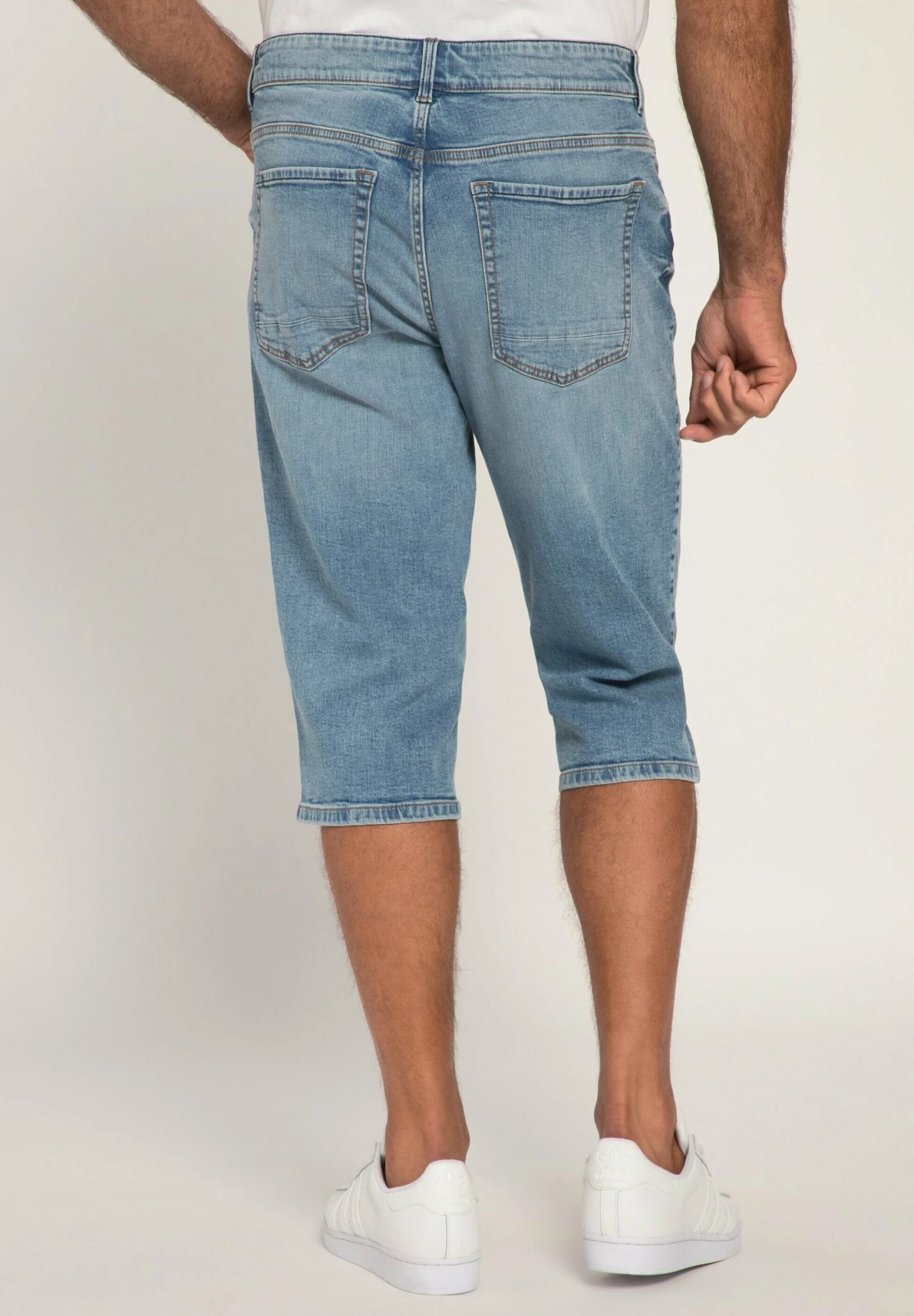 JP1880 3 4-Powerstretch 5-Pocket - Jeansshort - Light Blue 4 JP1880 3 4-Powerstretch 5-Pocket - Jeansshort - Light Blue - Afbeelding 2