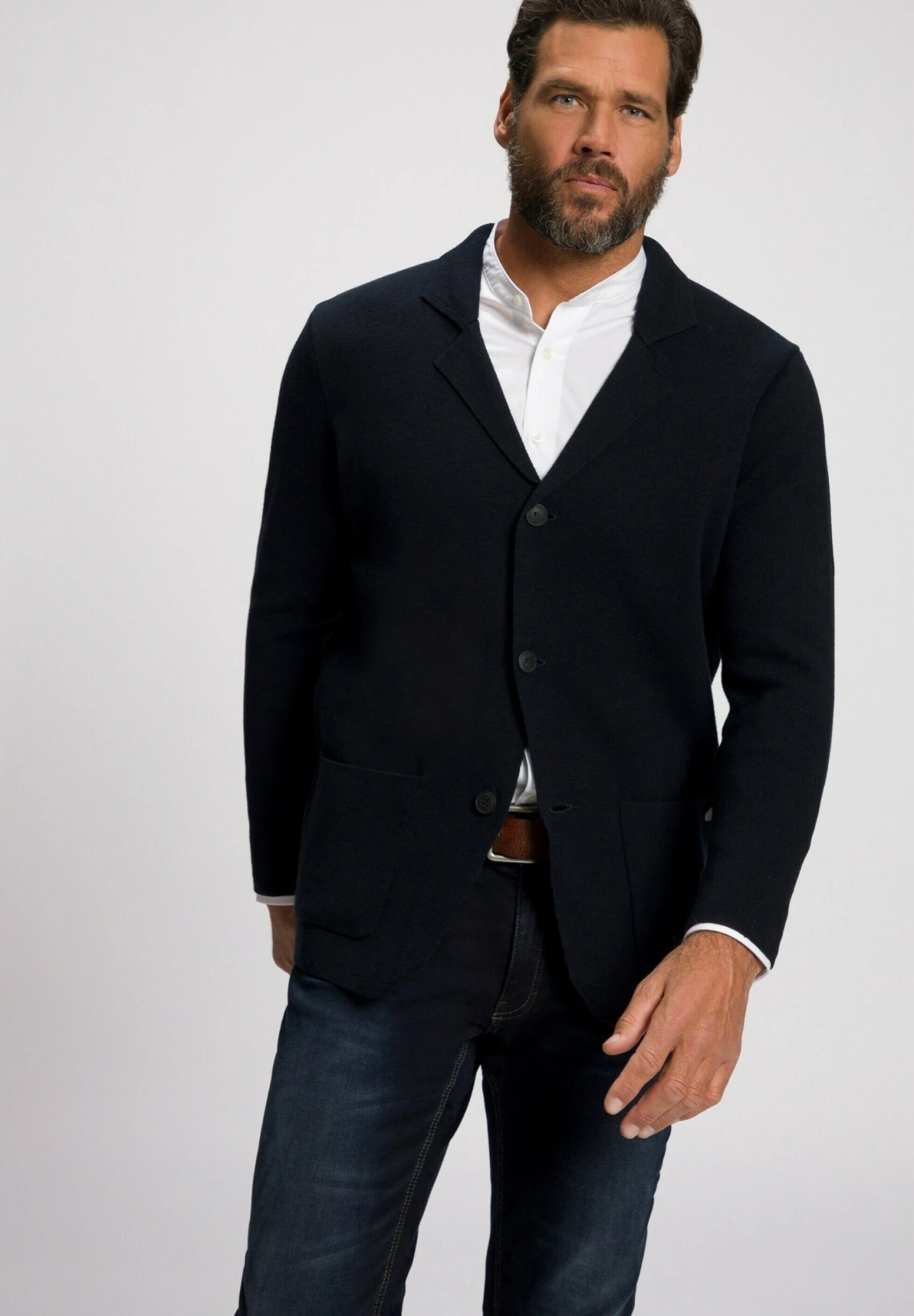 JP1880 Flexnamic®, Reverskragen - Vest - Dunkel Marine 3 JP1880 Flexnamic®, Reverskragen - Vest - Dunkel Marine