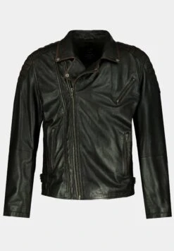 JP1880 Leren Jas - Noir