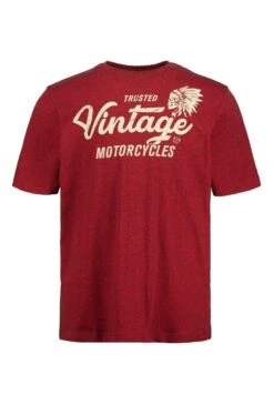 JP1880 T-Shirt Print - Red -JP1880 90f55a2c5a264bc1ae9b7d02f3519bbf