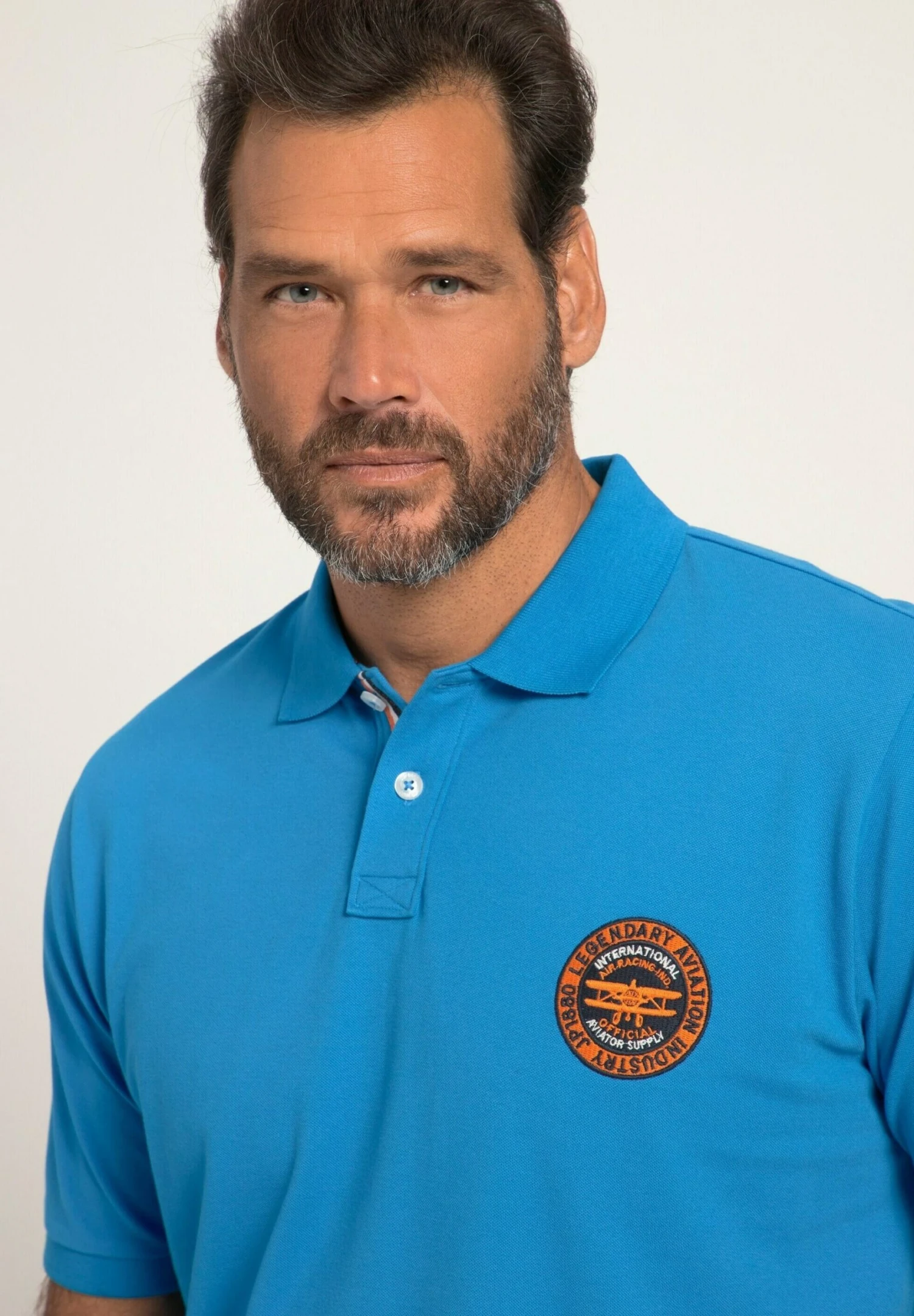 JP1880 Halbarm - Poloshirt - Aqua 4 JP1880 Halbarm - Poloshirt - Aqua - Afbeelding 2