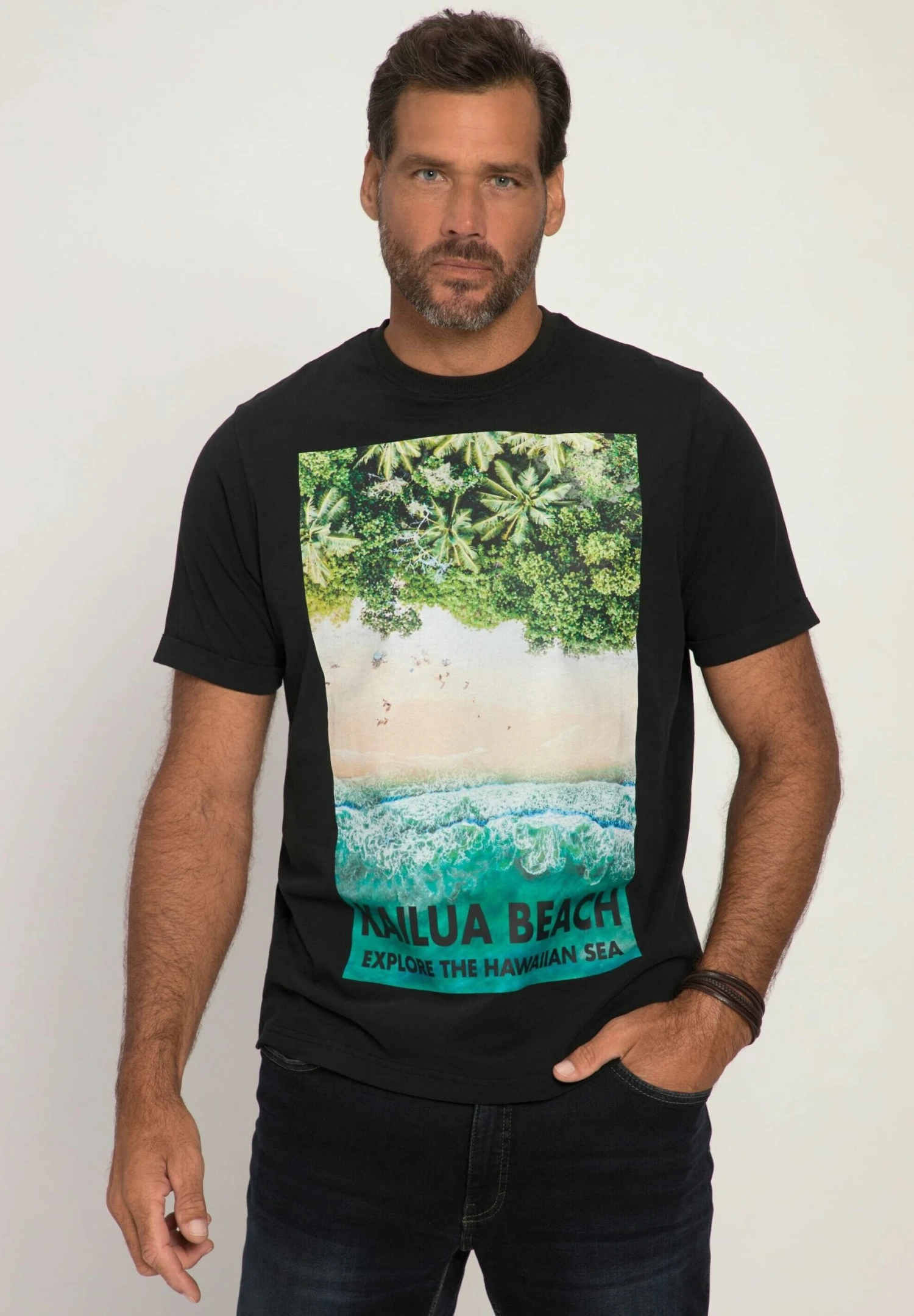 JP1880 T-Shirt Print - Black 3 JP1880 T-Shirt Print - Black