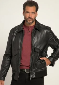 JP1880 Premium Avec Col De Chemi - Leren Jas - Noir 8 JP1880 Premium Avec Col De Chemi - Leren Jas - Noir -JP1880 93534210d32148a489d65b5889b96682